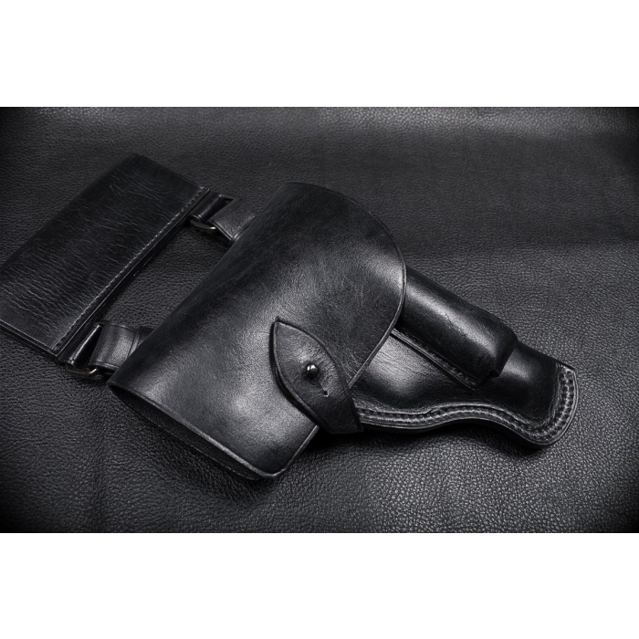 Black Leather Ranger Combo Holster