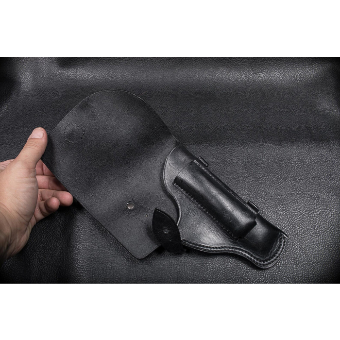 Black Leather Ranger Combo Holster