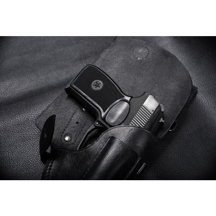 Black Leather Ranger Combo Holster