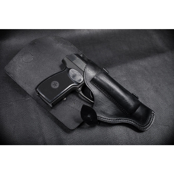 Black Leather Ranger Combo Holster