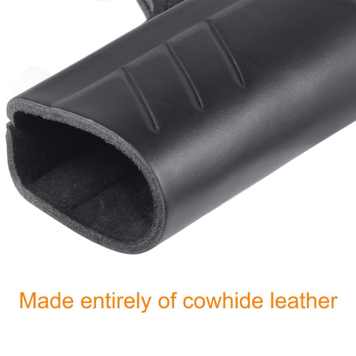 Black Leather Trail Holster With Thumb Break