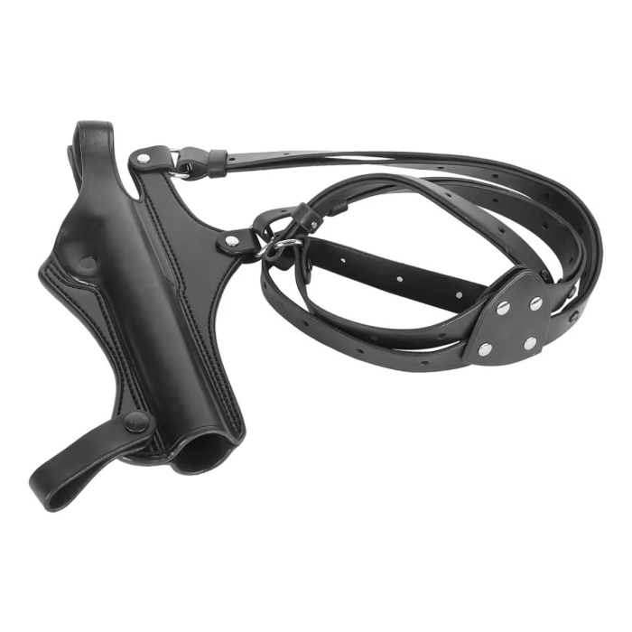 Black Leather Hunting Shoulder Holster