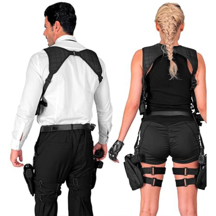 Black Left Leg Tactical Holster