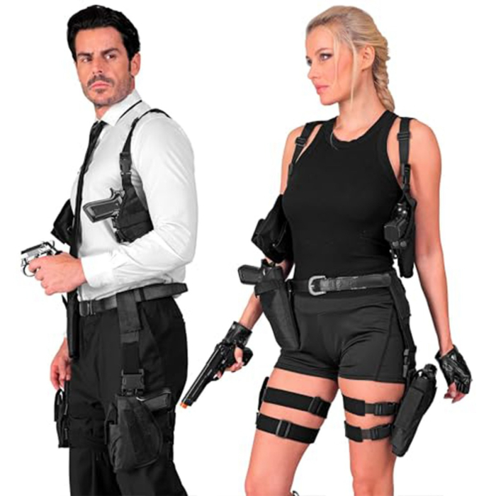 Black Left Leg Tactical Holster