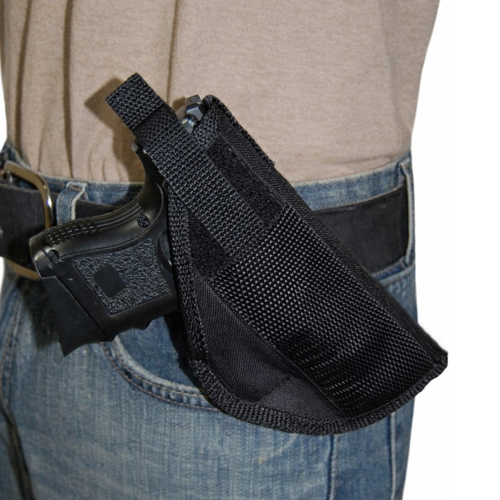 Black Nylon Cross Draw Holster