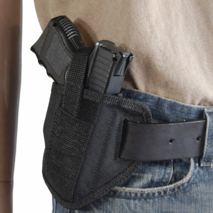 Black Nylon Hunting Pancake Holster