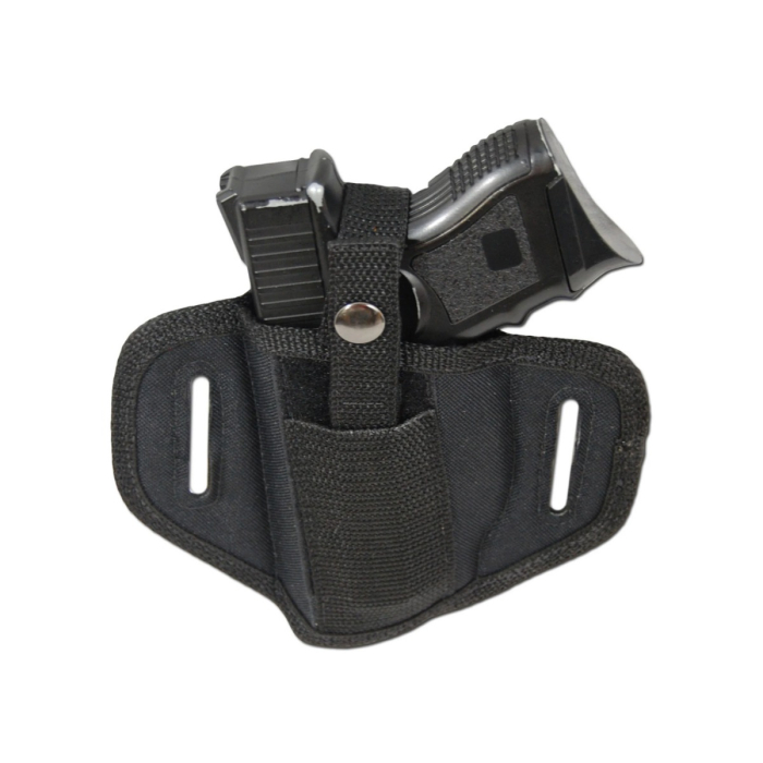 Black Nylon Hunting Pancake Holster