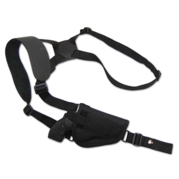 Black Nylon Vertical Shoulder Holster