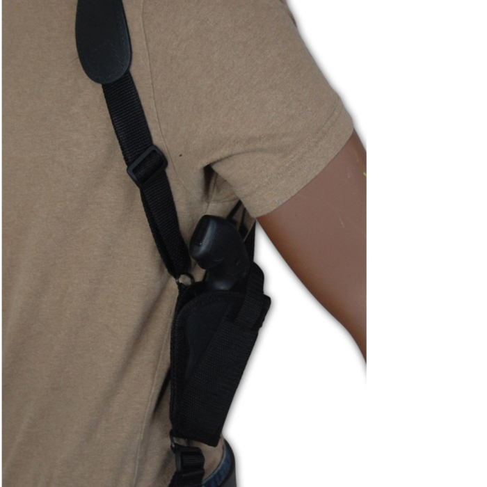 Black Nylon Vertical Shoulder Holster