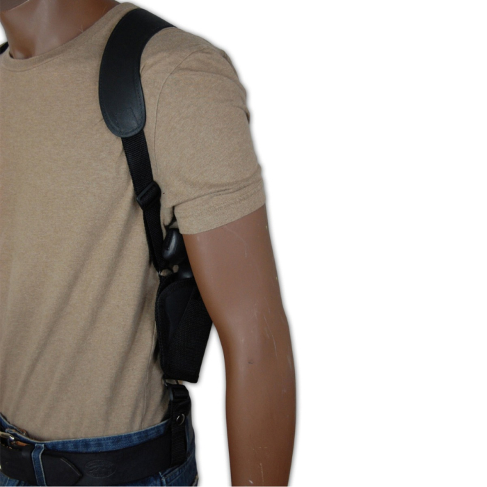 Black Nylon Vertical Shoulder Holster