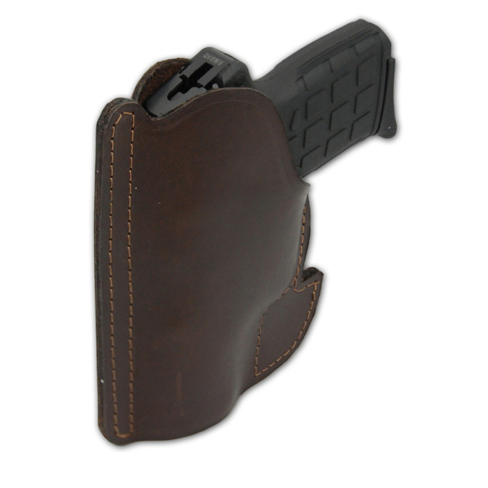 Brown Leather Ambidextrous Pocket Holster