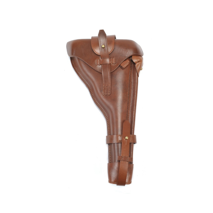 Brown Leather Artillery Luger Holster
