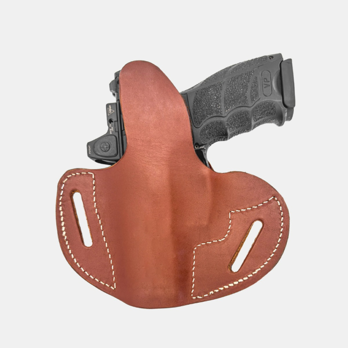 Brown Leather Close Contact OWB Holster