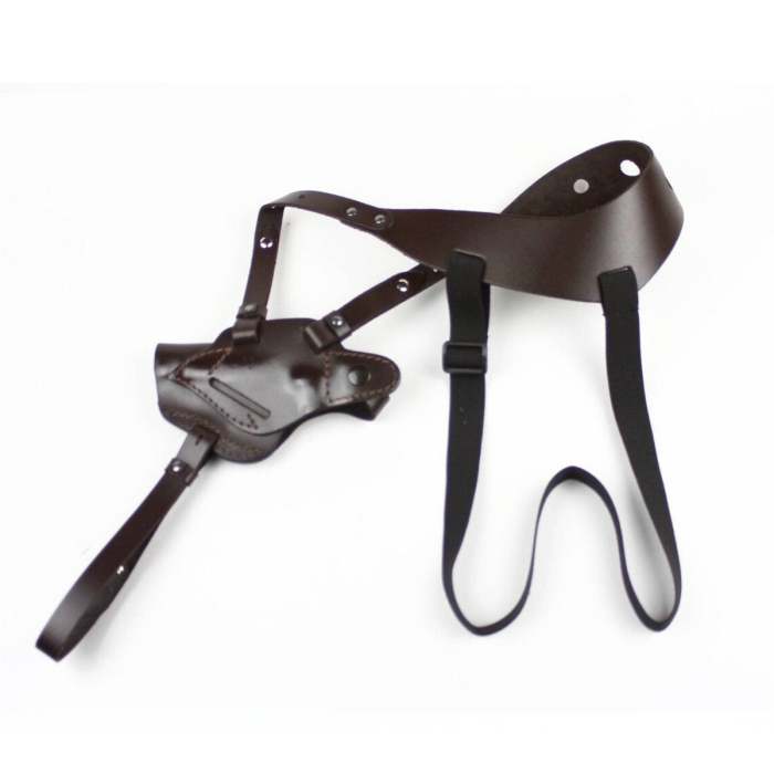 Brown Leather Horizontal Shoulder Holster