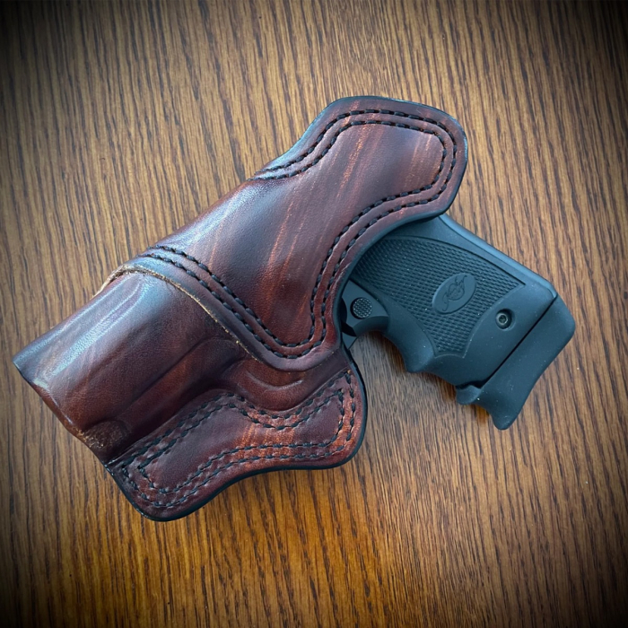 Brown Leather IWB Holster With Zero Cant