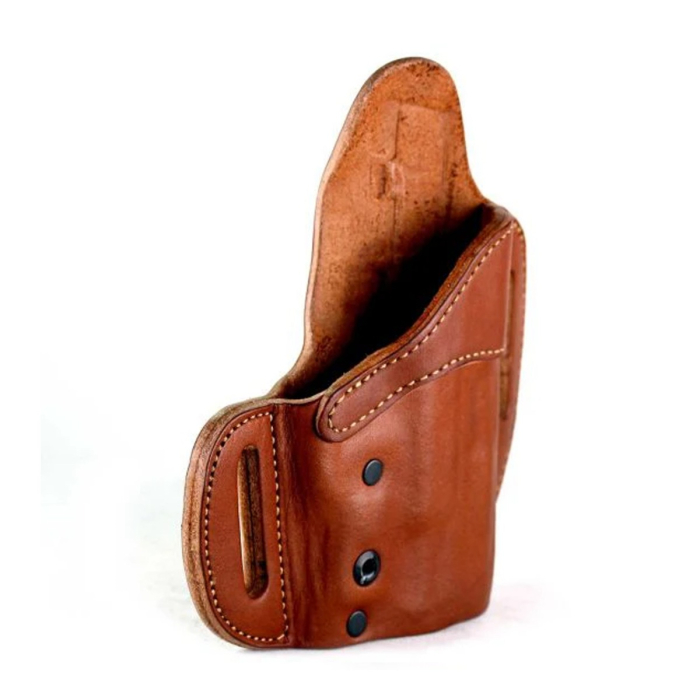 Brown Leather Locking OWB Holster