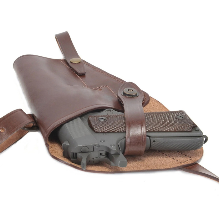Brown Leather Military Shoulder Holster