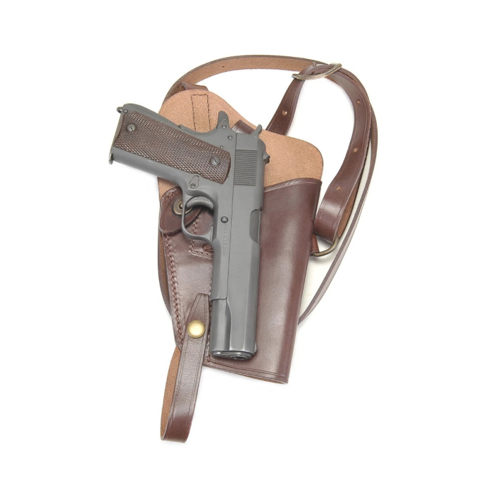 Brown Leather Military Shoulder Holster