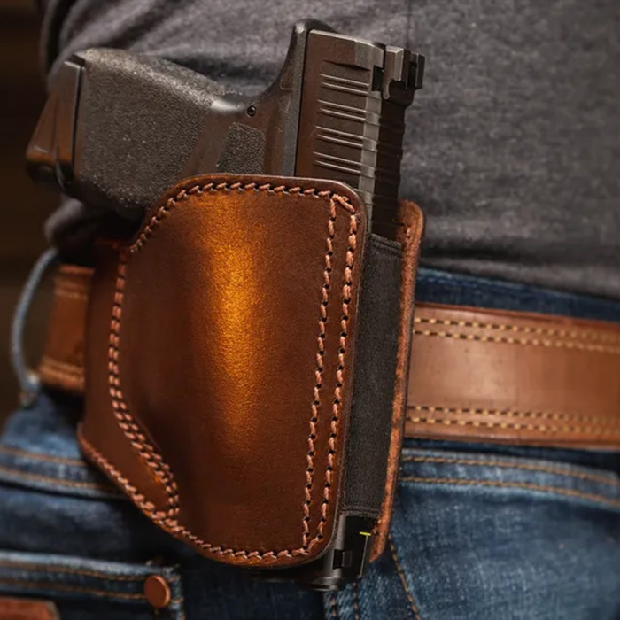 Brown Leather Multi Fit OWB Holster
