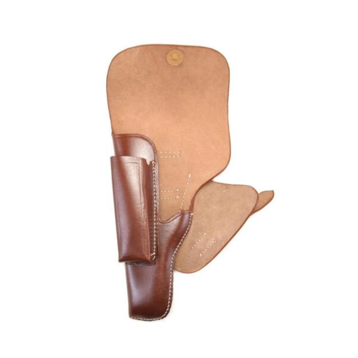 Brown Leather OWB Flap Holster
