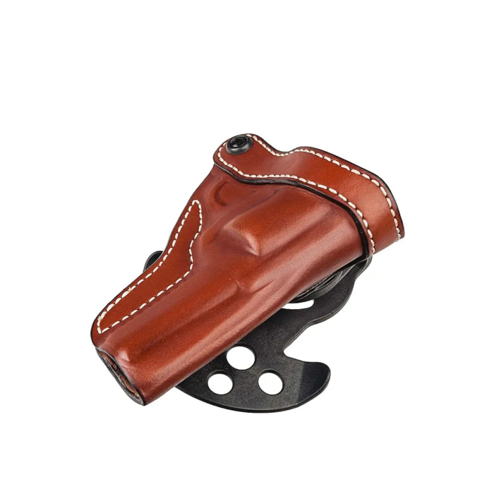 Brown Leather Paddle Holster For 1911 Pistols
