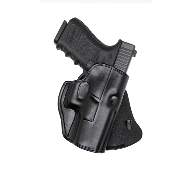 Brown Leather Paddle Holster Open Top