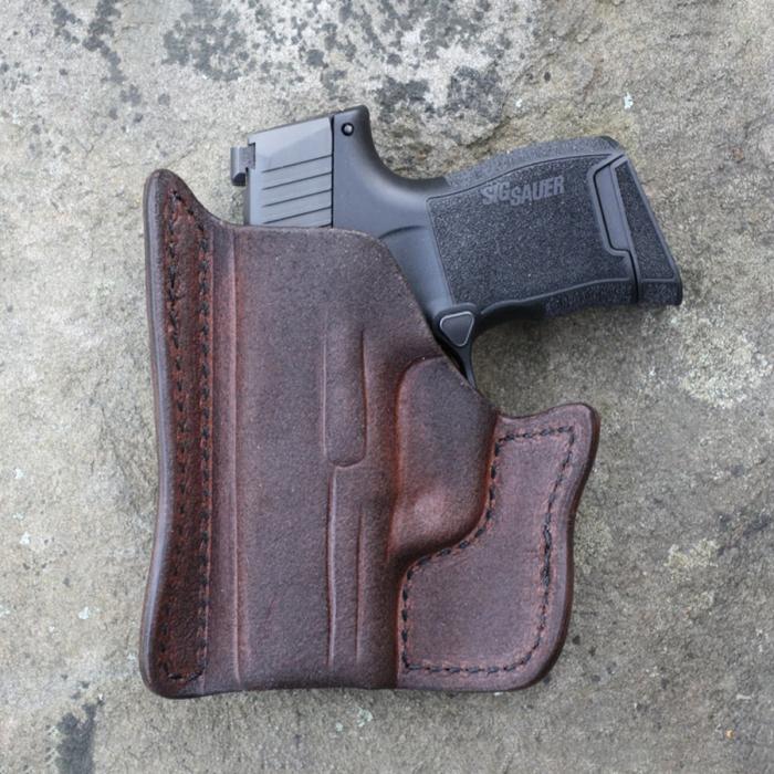 Brown Leather Pocket Holster