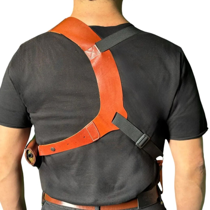 Brown Leather Shoulder Holster 3-in-1 for Colt 1911