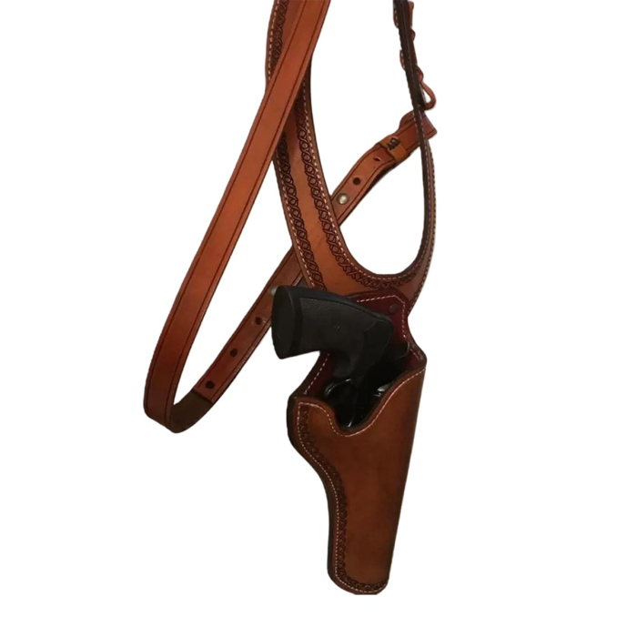 Brown Leather Western Shoulder Holster