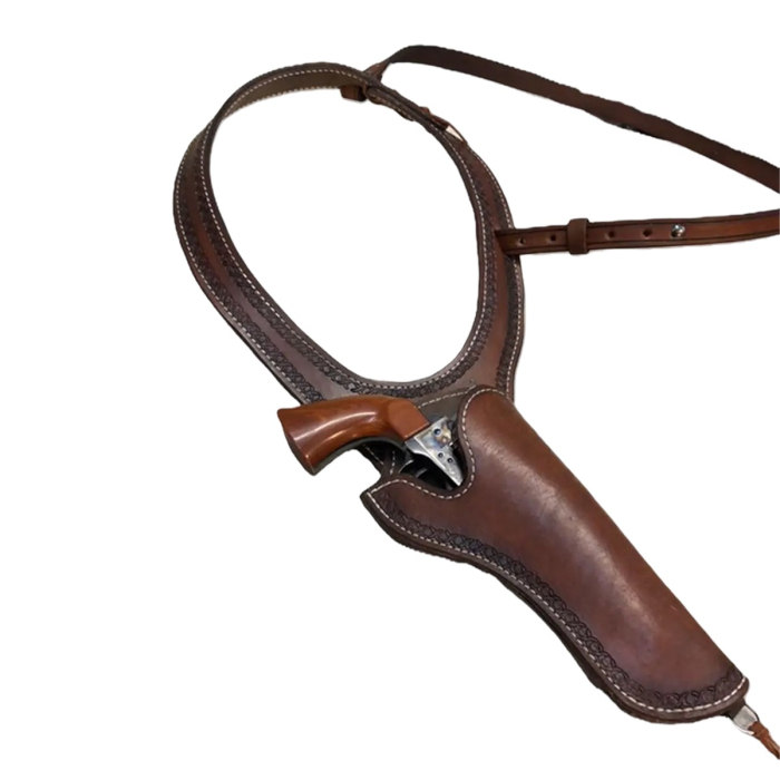 Brown Leather Western Shoulder Holster