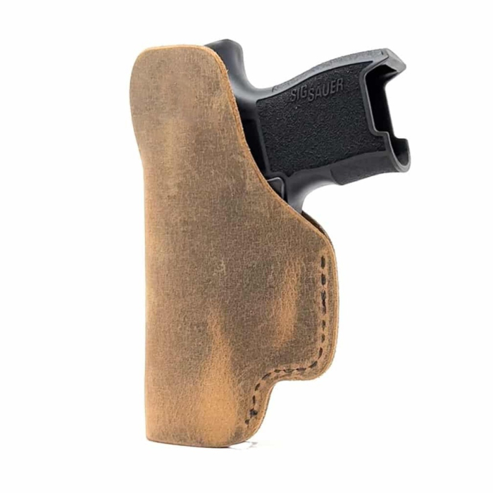 Brown Leather Tuckable IWB Holster