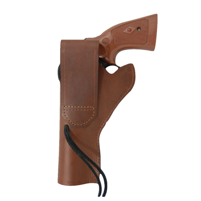 Brown Leather Western Style OWB Holster