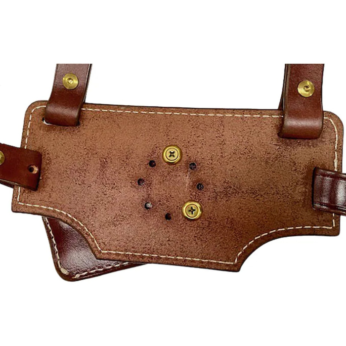 Brown Leather Chest Holster Harness System