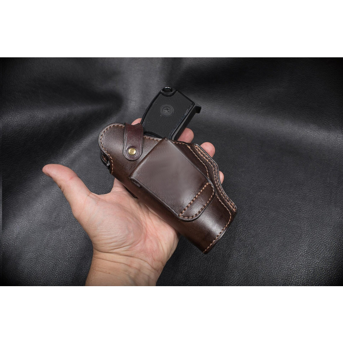Dark Brown Leather Field Guard Holster