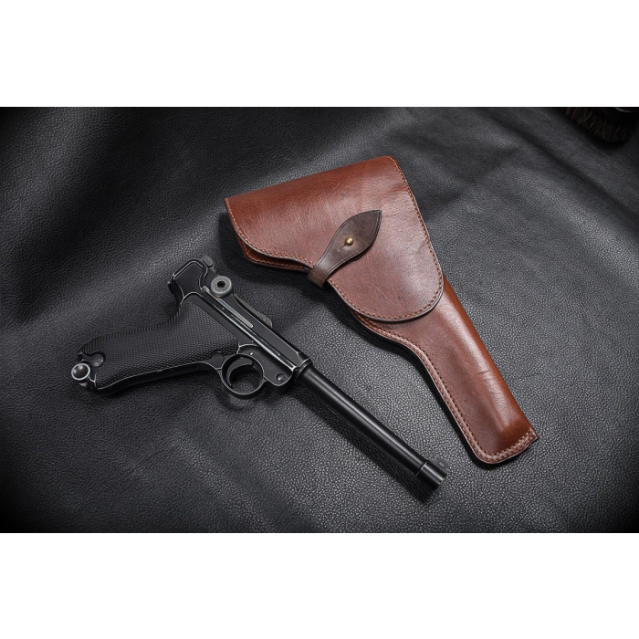 Brown Leather Flap Hunting Holster