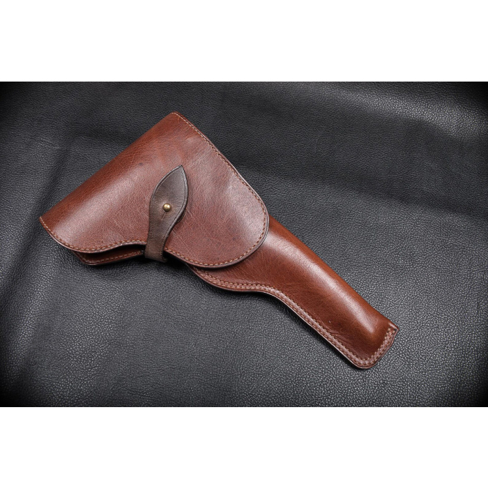 Brown Leather Flap Hunting Holster