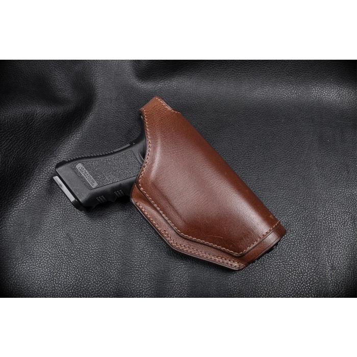 Brown Leather OWB Hunting Holster