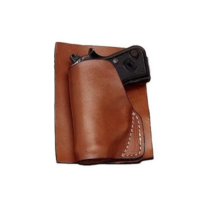 Brown Leather Pocket Holster For Small Auto