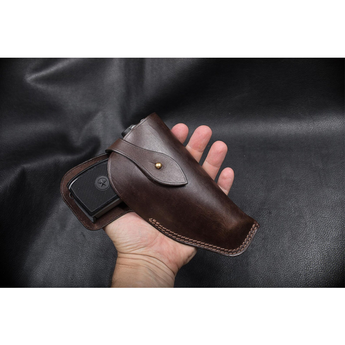 Brown Leather Trail Guard Holster