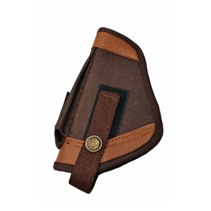 Brown Nylon Pistol Cover Holster