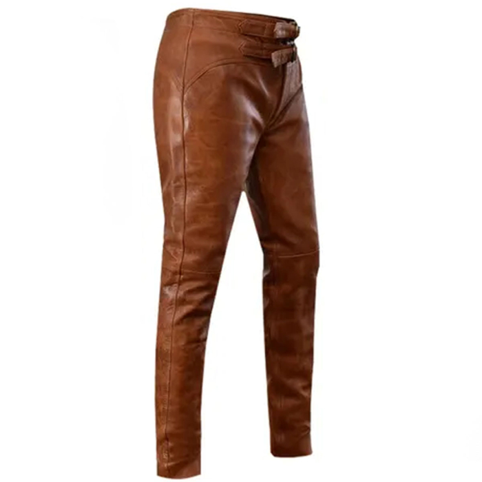 Men’s Sheep Leather Biker Pants – BOGO Offer