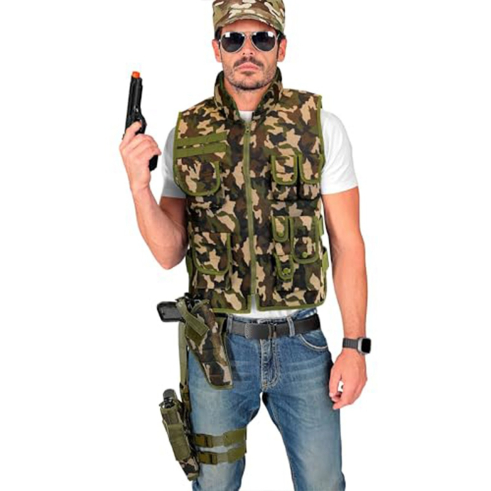 Camouflage Right Leg Tactical Holster