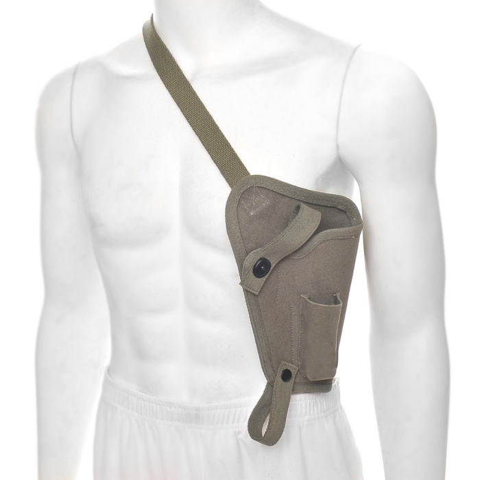 Canvas Shoulder Holster With Mag Pouch