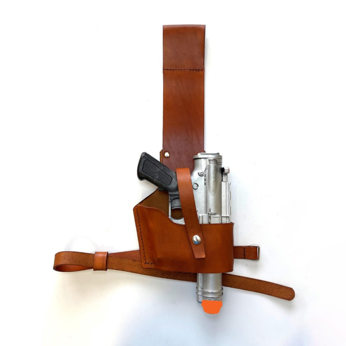 Cassian Andor Inspired Brown Leather Blaster Holster
