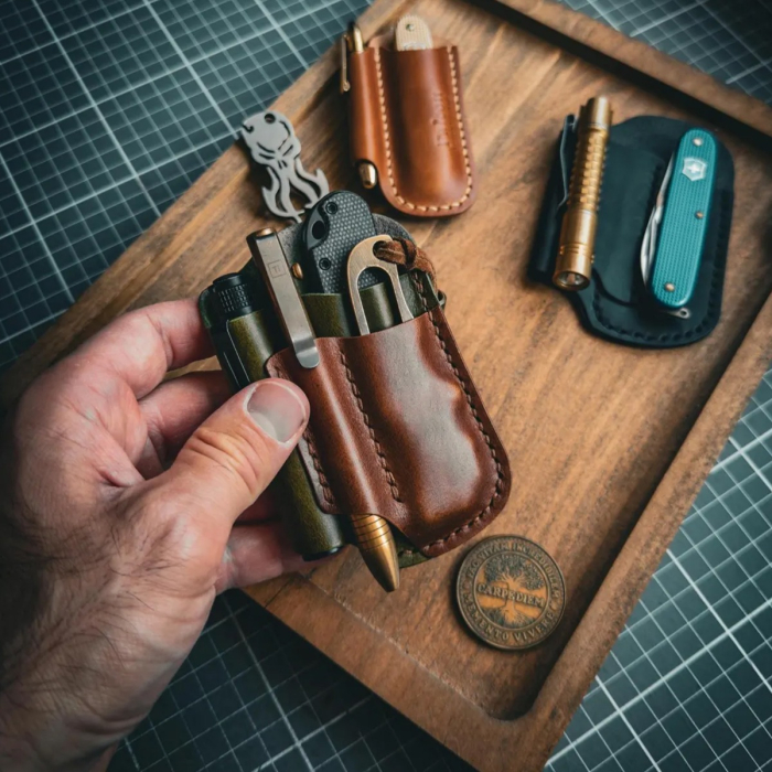 Leather EDC Pocket Organizer