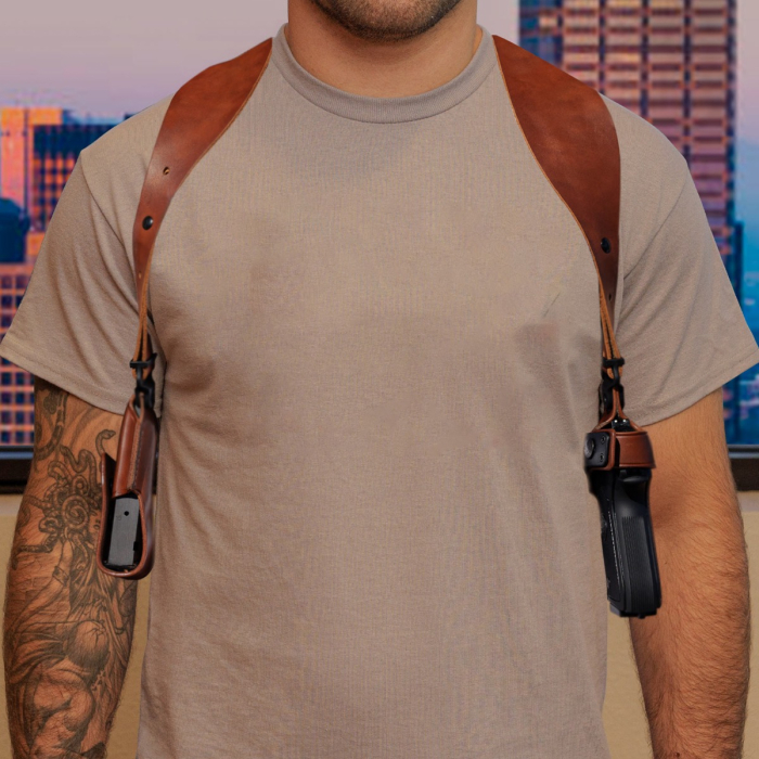 Classic Leather Shoulder Holster System