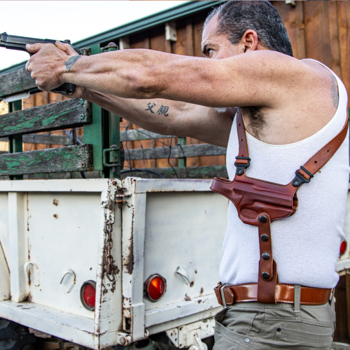 Classic Leather Shoulder Holster System