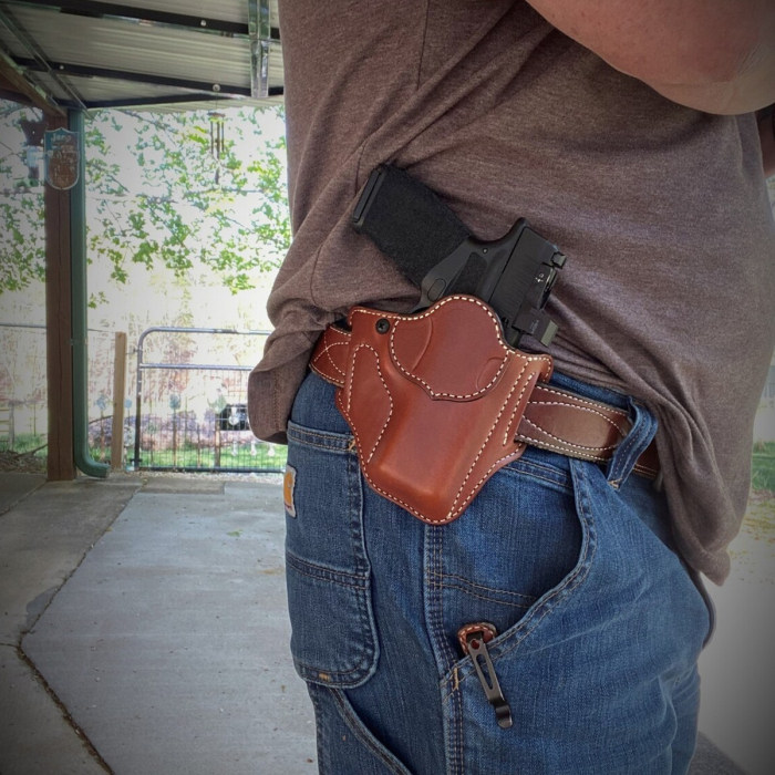 Brown OWB Classic Belt Slide Holster