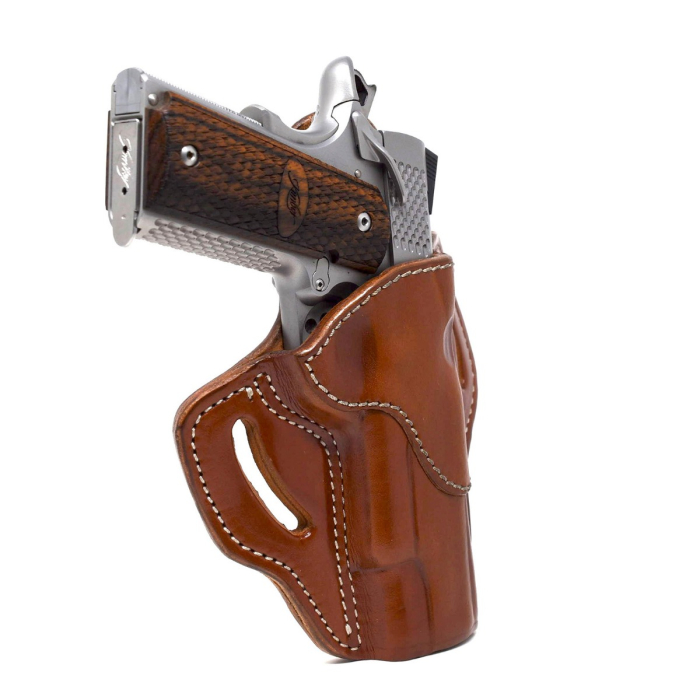 Classic Brown Leather 1911 OWB Holster