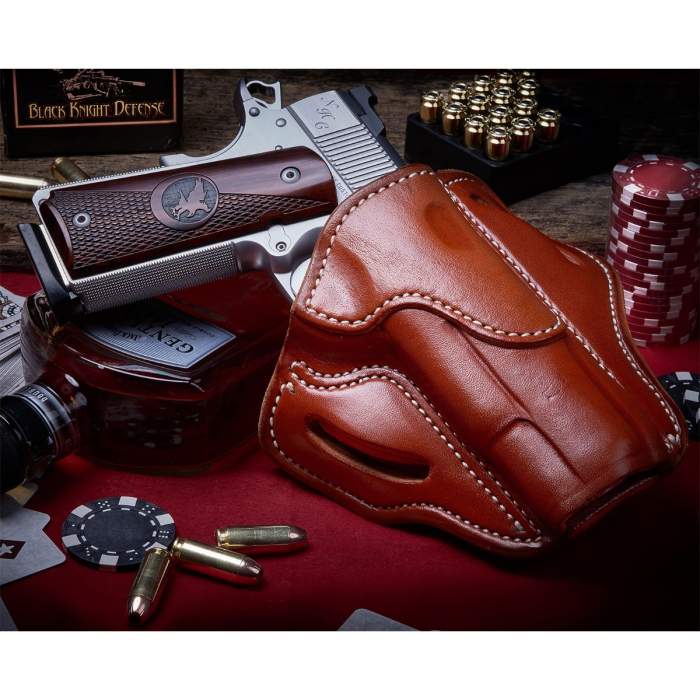 Classic Brown Leather 1911 OWB Holster